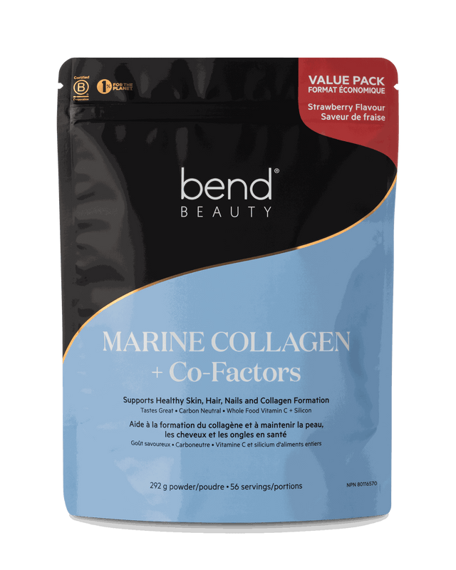 Bend Beauty Marine Collagen + Co-Factors Strawberry Flavor Value Pack 292g