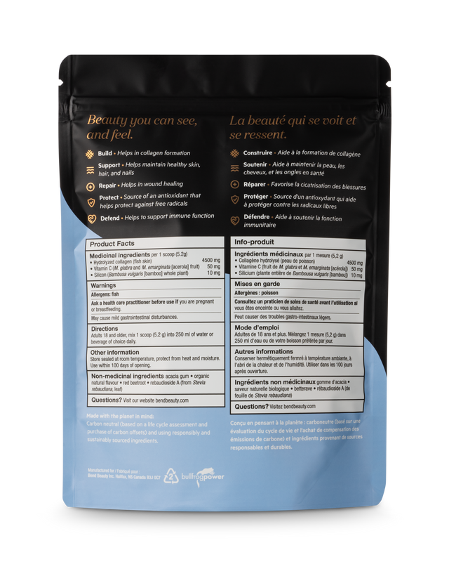 Bend Beauty Marine Collagen + Co-Factors Strawberry Flavor Value Pack 292g