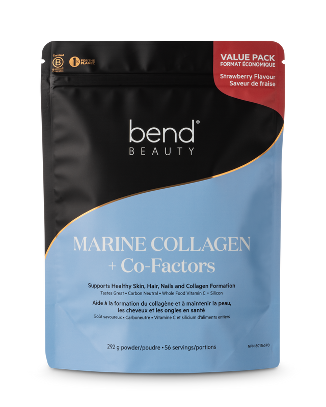 Bend Beauty Marine Collagen + Co-Factors Strawberry Flavor Value Pack 292g