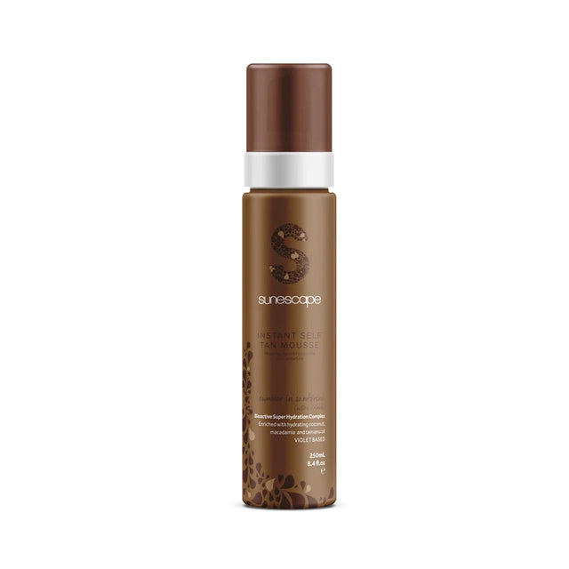 Sunescape Mousse autobronzante instantanée – Été à Santorini (Ultra Foncé) 250ml