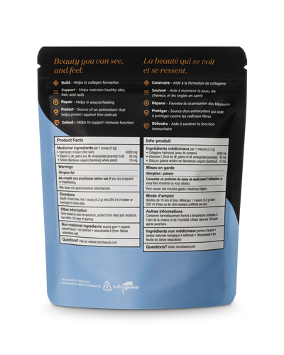 Bend Beauty Collagène Marin + Co-Facteurs Saveur de Fraise 146g