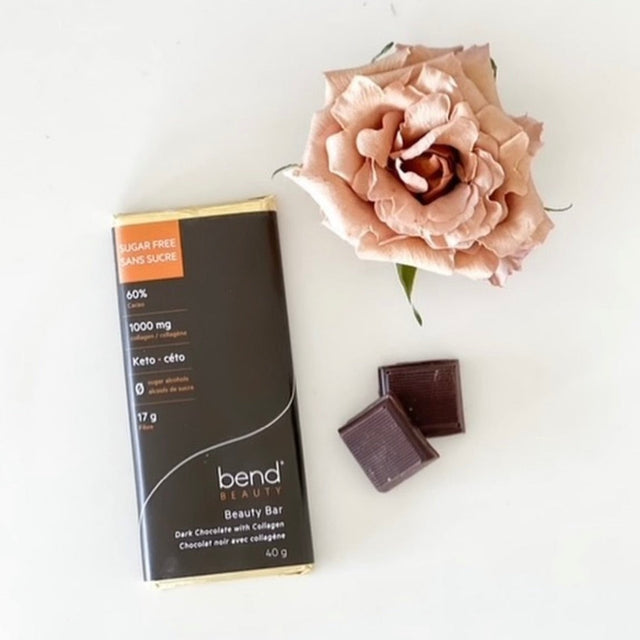 Bend Beauty Sugar Free Chocolate Collagen Bar 40g
