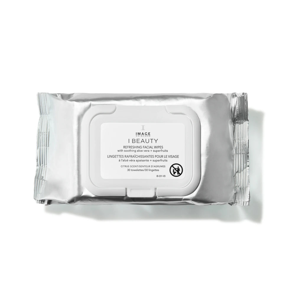 I BEAUTY Lingettes Rafraîchissantes pour le Visage 30 lingettes